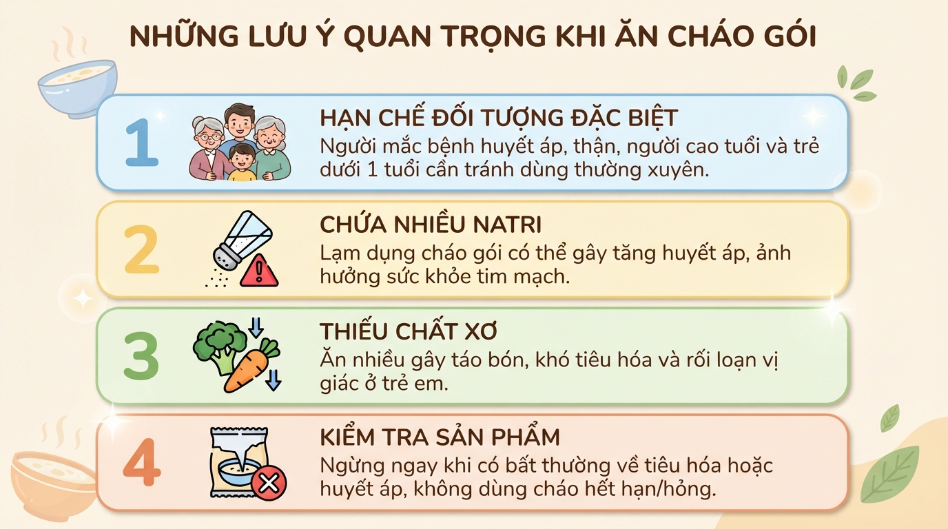Cháo Gấu Đỏ bao nhiêu calo? Cách ăn cháo gói hợp lý