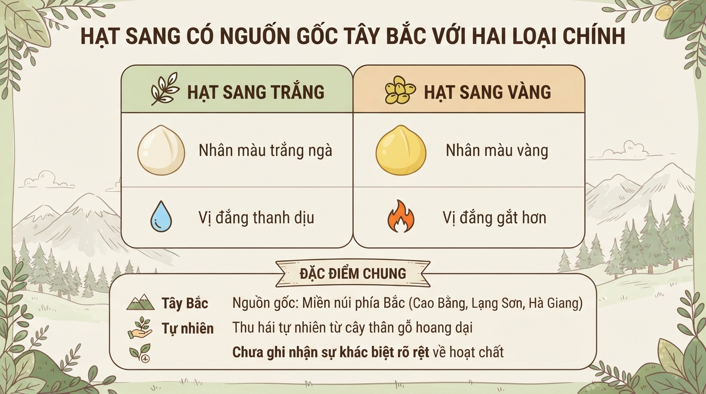 Hạt sang: Công dụng dân gian và lưu ý khi sử dụng