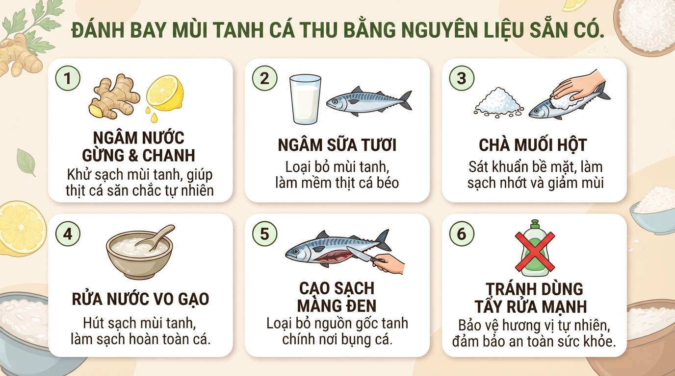 Cá thu làm gì ngon? Gợi ý 7 món giàu dinh dưỡng cho bữa cơm gia đình