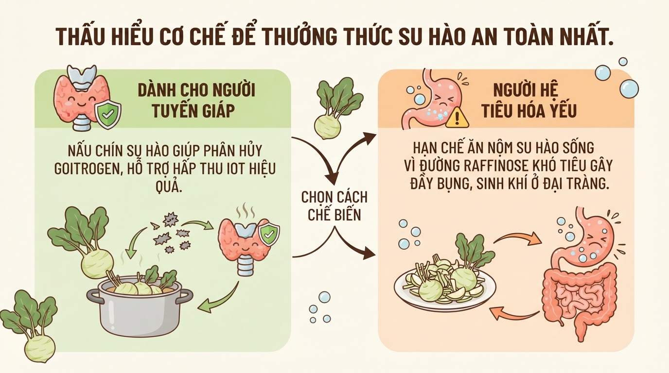 Củ su hào có tác dụng gì? 7 lợi ích cho sức khoẻ