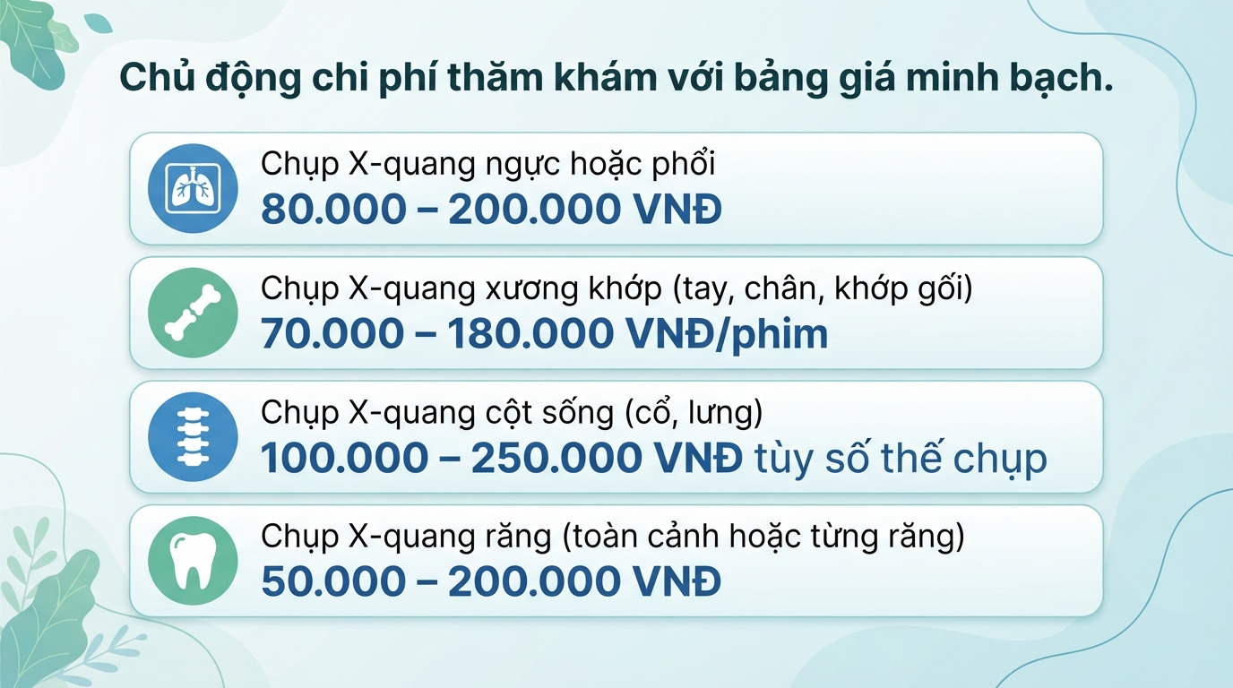 Chụp X-quang là gì? Quy trình, chi phí và các lưu ý quan trọng cần biết