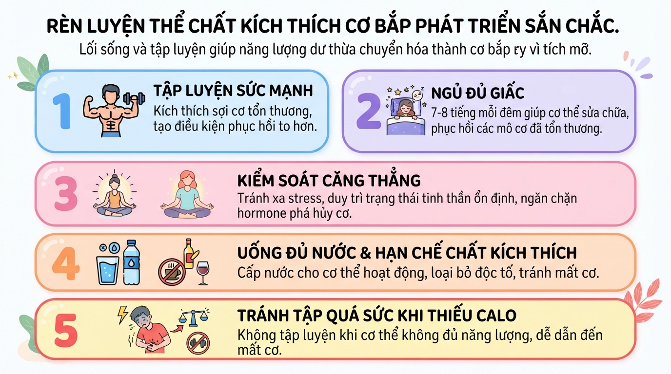 Cách tăng cân nhanh, lành mạnh và bền vững cho người gầy