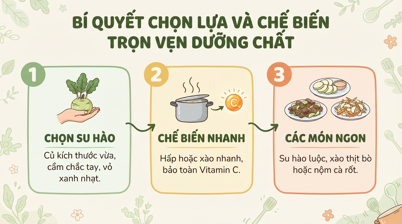 Củ su hào có tác dụng gì? 7 lợi ích cho sức khoẻ