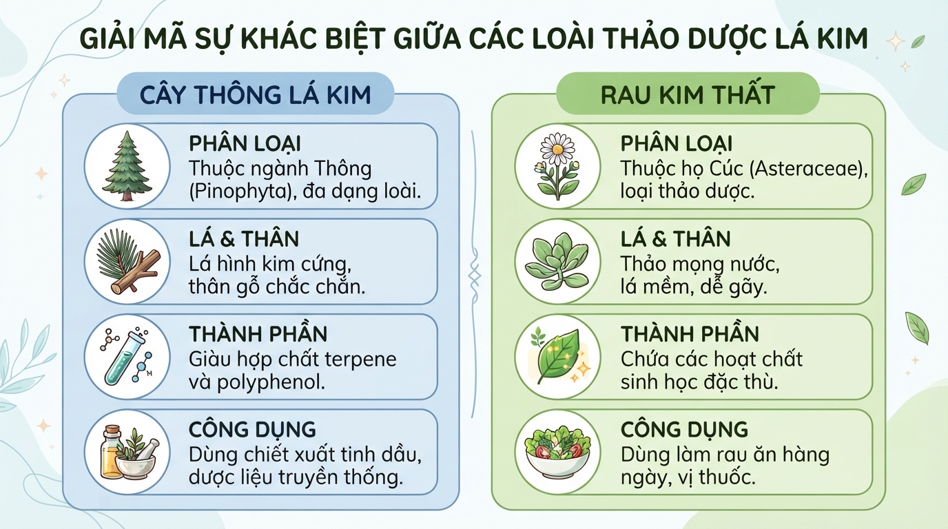 Lá kim là gì? Phân loại, tác dụng và cách sử dụng an toàn
