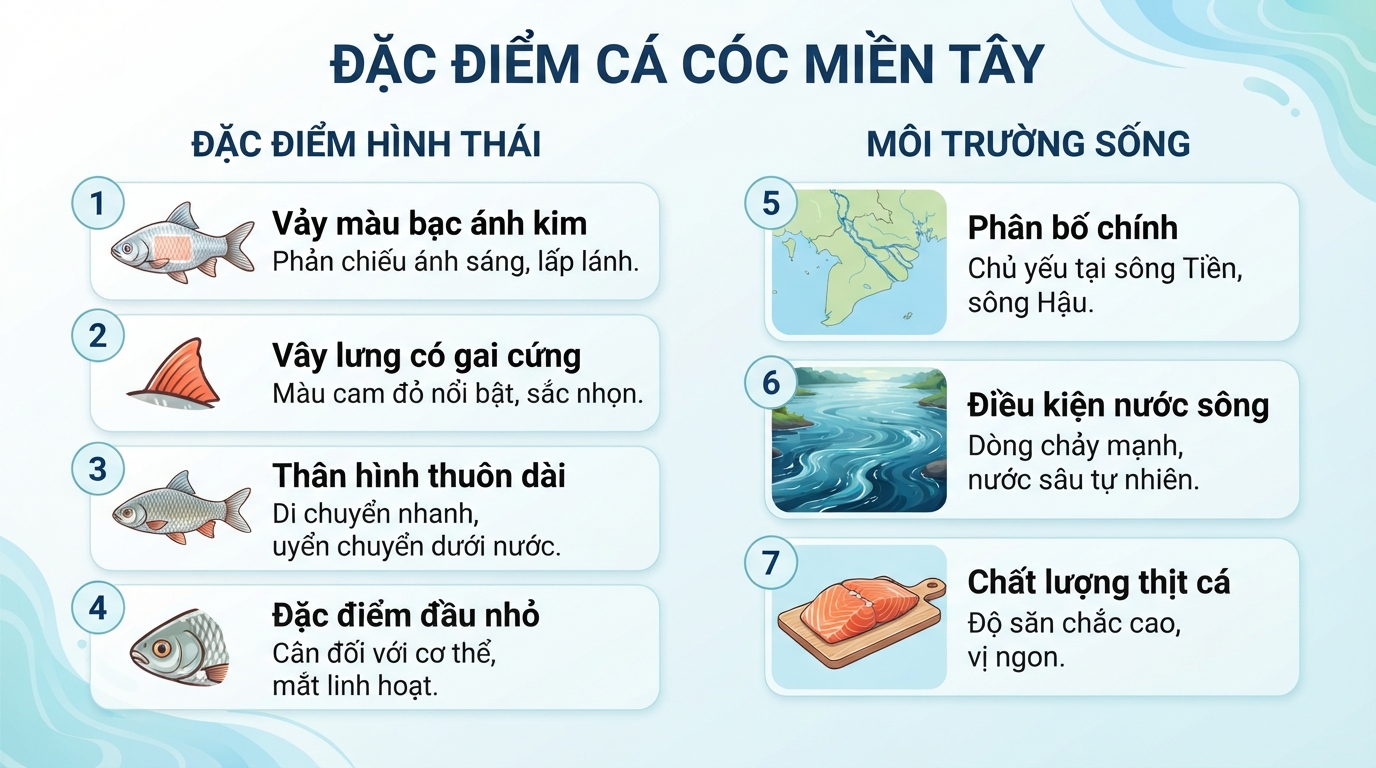 Đặc điểm hình thái và môi trường sống của cá cóc tại vùng sông nước Miền Tây.