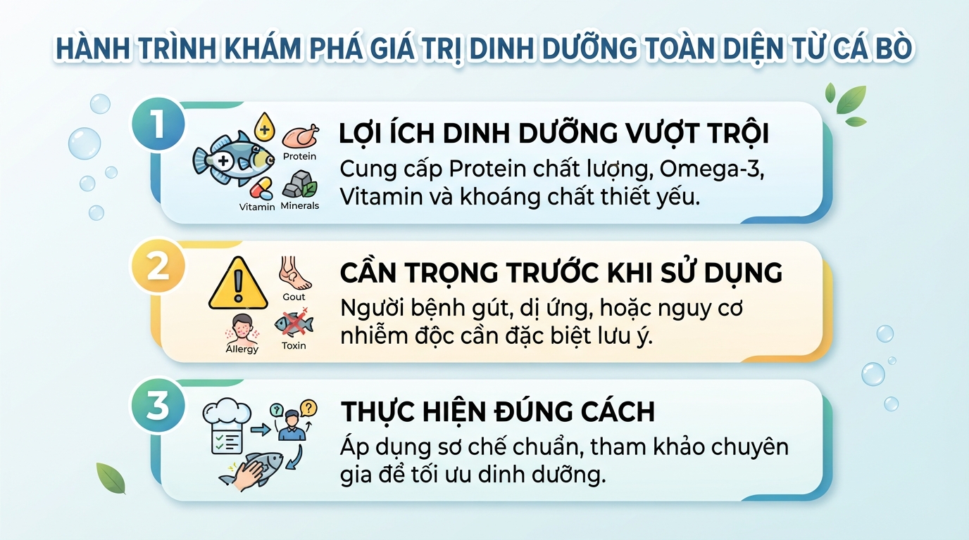 Cá bò da có tác dụng gì? 5 lợi ích sức khỏe và những lưu ý bạn cần biết