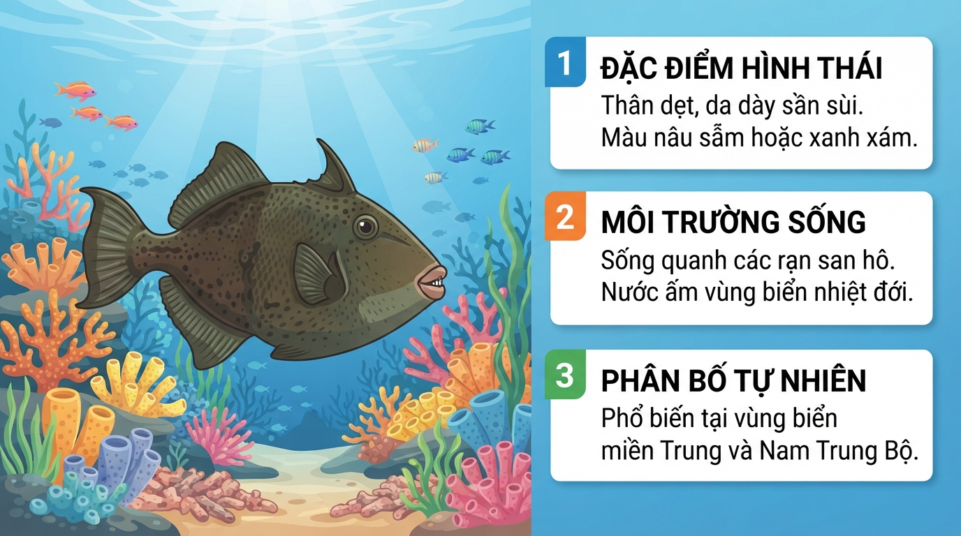 Đặc điểm hình thái và phân bố tự nhiên của cá bò tại vùng biển nhiệt đới.