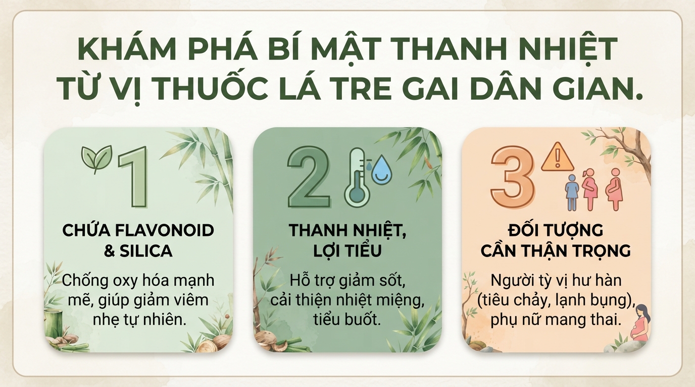 Lá tre gai: 7 tác dụng đối với sức khỏe và cách dùng hợp lý