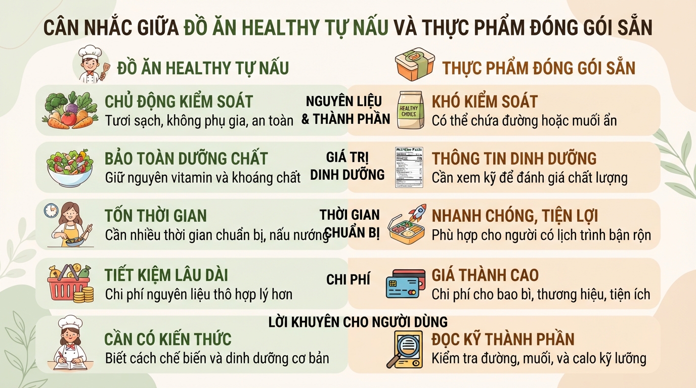 Đồ ăn healthy là gì? Gợi ý thực đơn cân bằng, dễ áp dụng