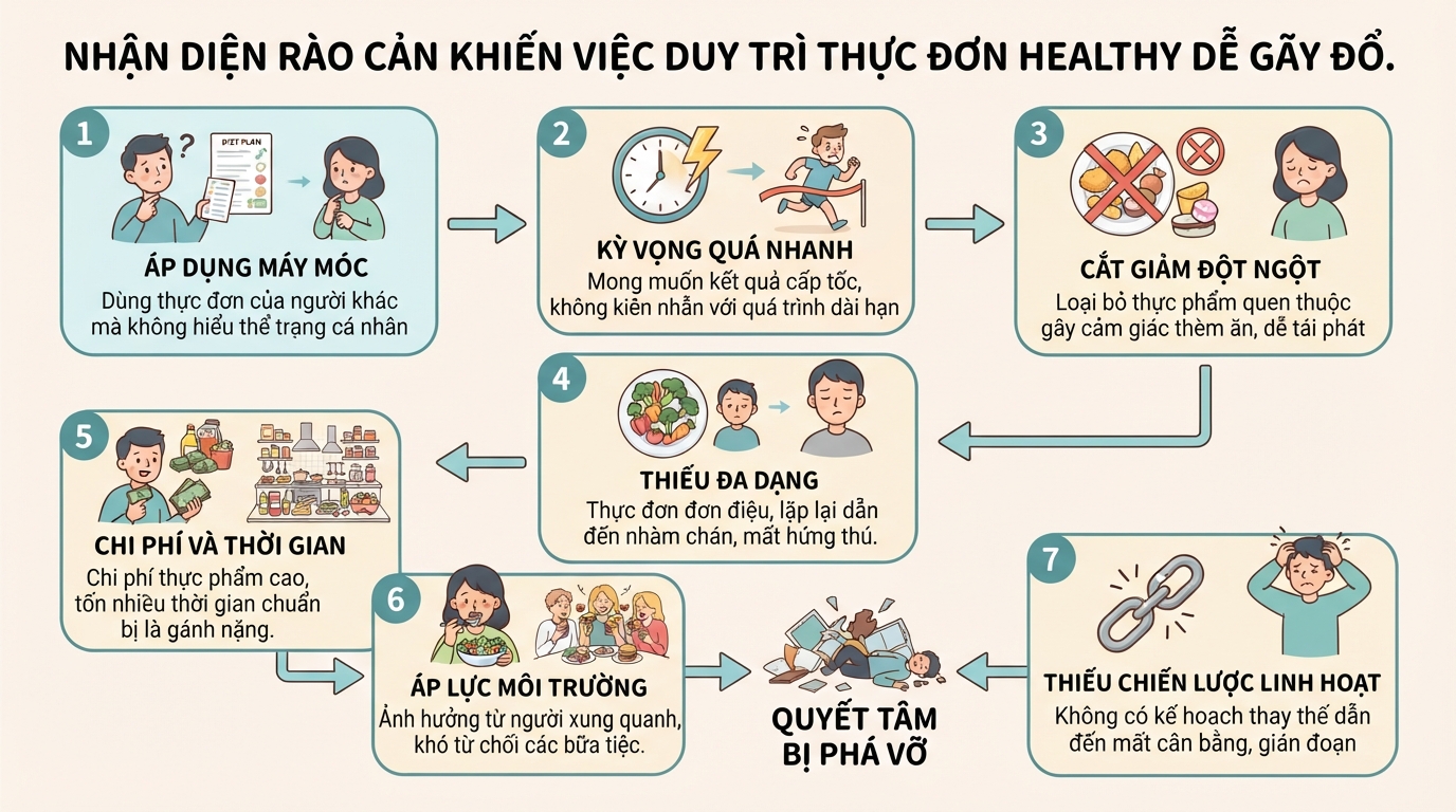 Đồ ăn healthy là gì? Gợi ý thực đơn cân bằng, dễ áp dụng