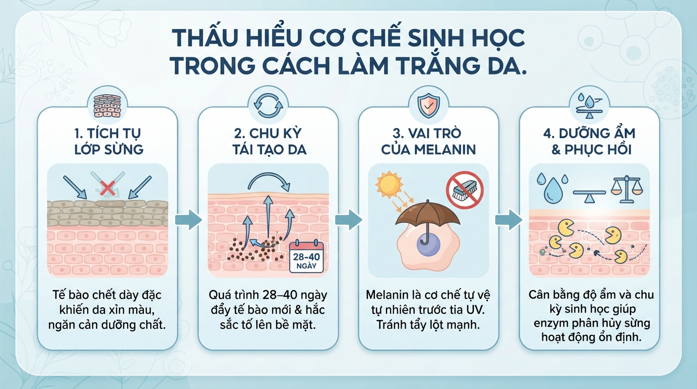 9 cách làm trắng da tại nhà khoa học giúp da bật tông sáng khỏe