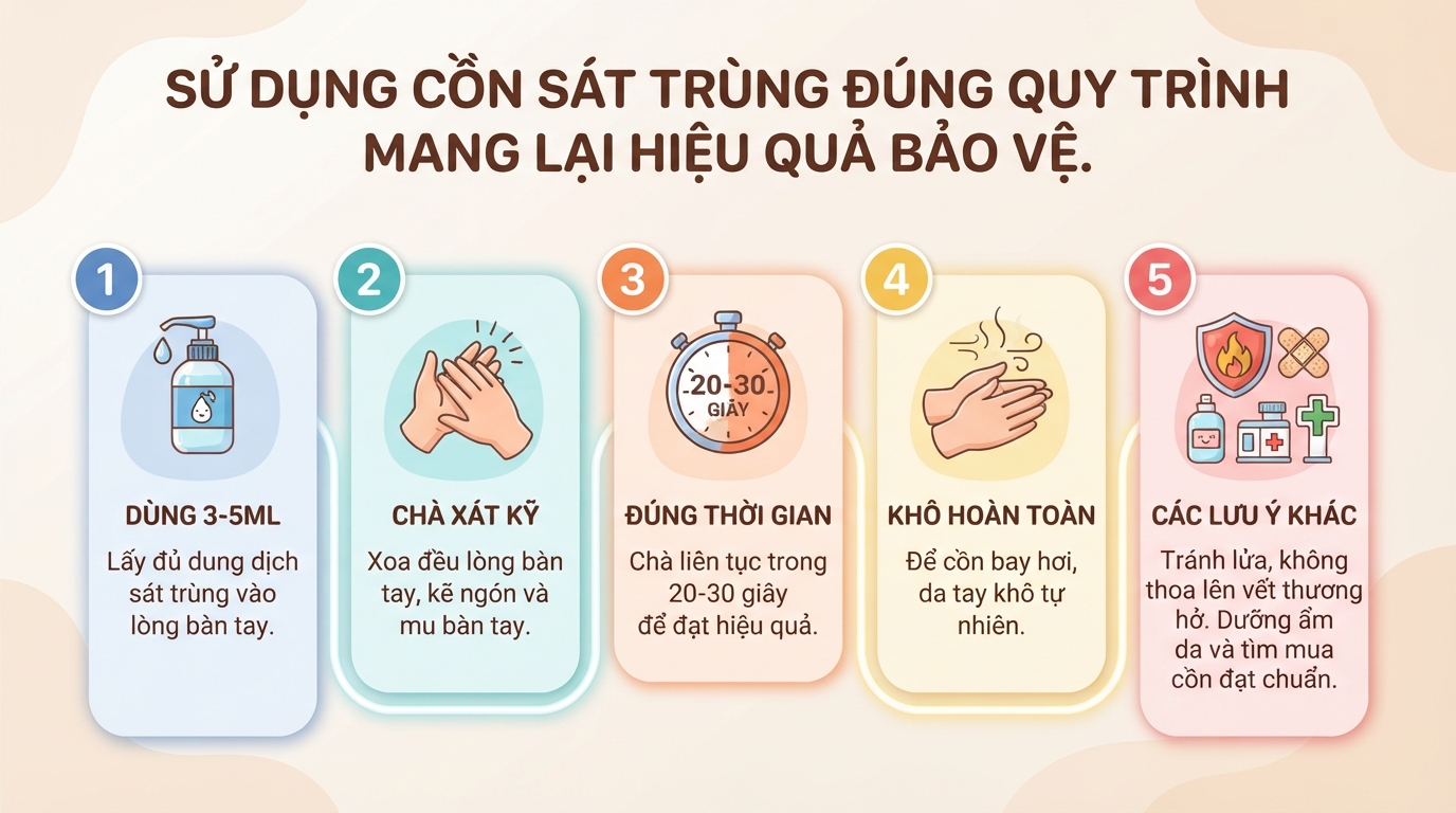 Etanol là gì? Tác dụng sát khuẩn và hướng dẫn dùng cồn y tế an toàn