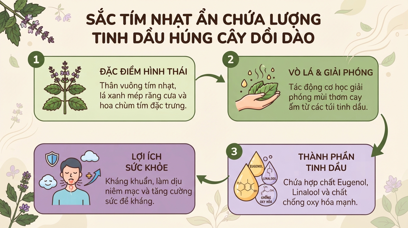 Húng cây có tác dụng gì? Cách phân biệt các loại rau húng thơm