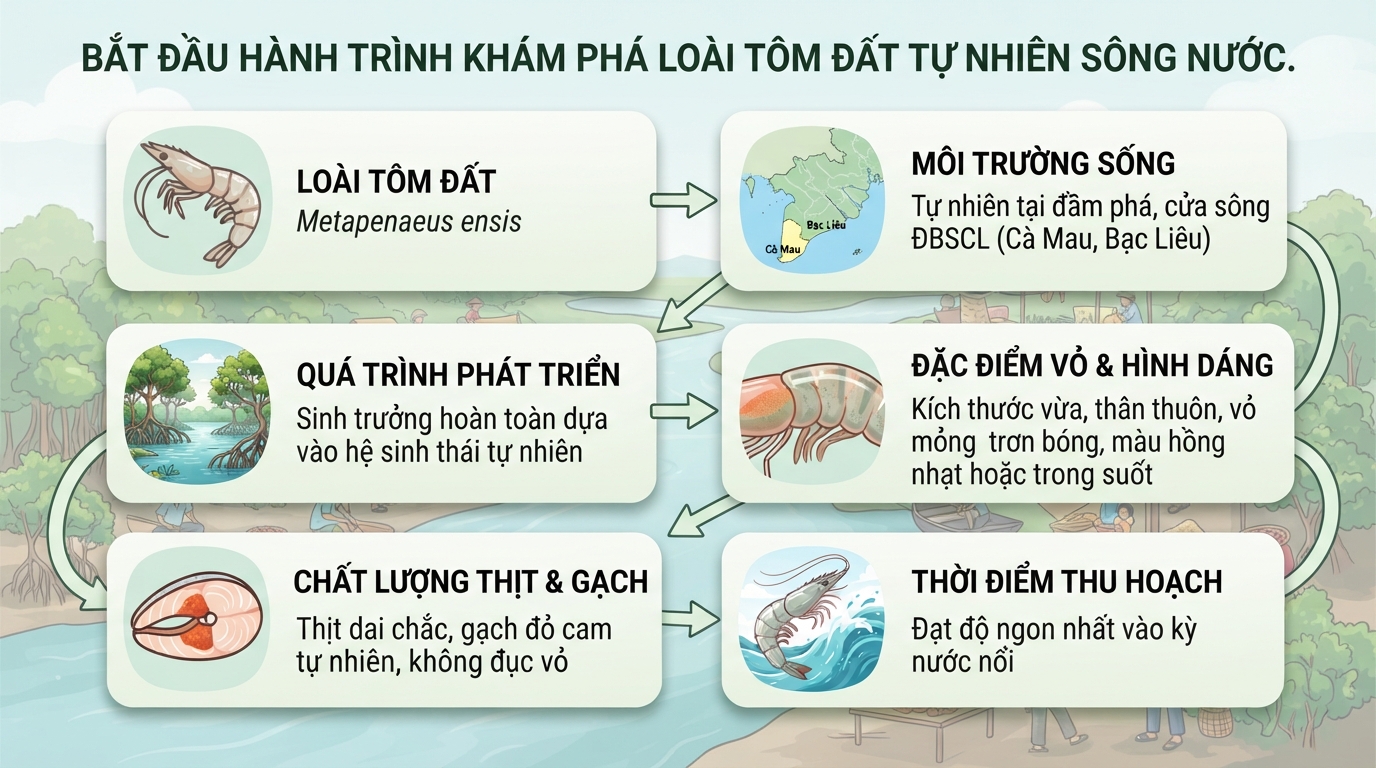 Tôm đất là gì? Giá trị dinh dưỡng và các món ngon dễ làm