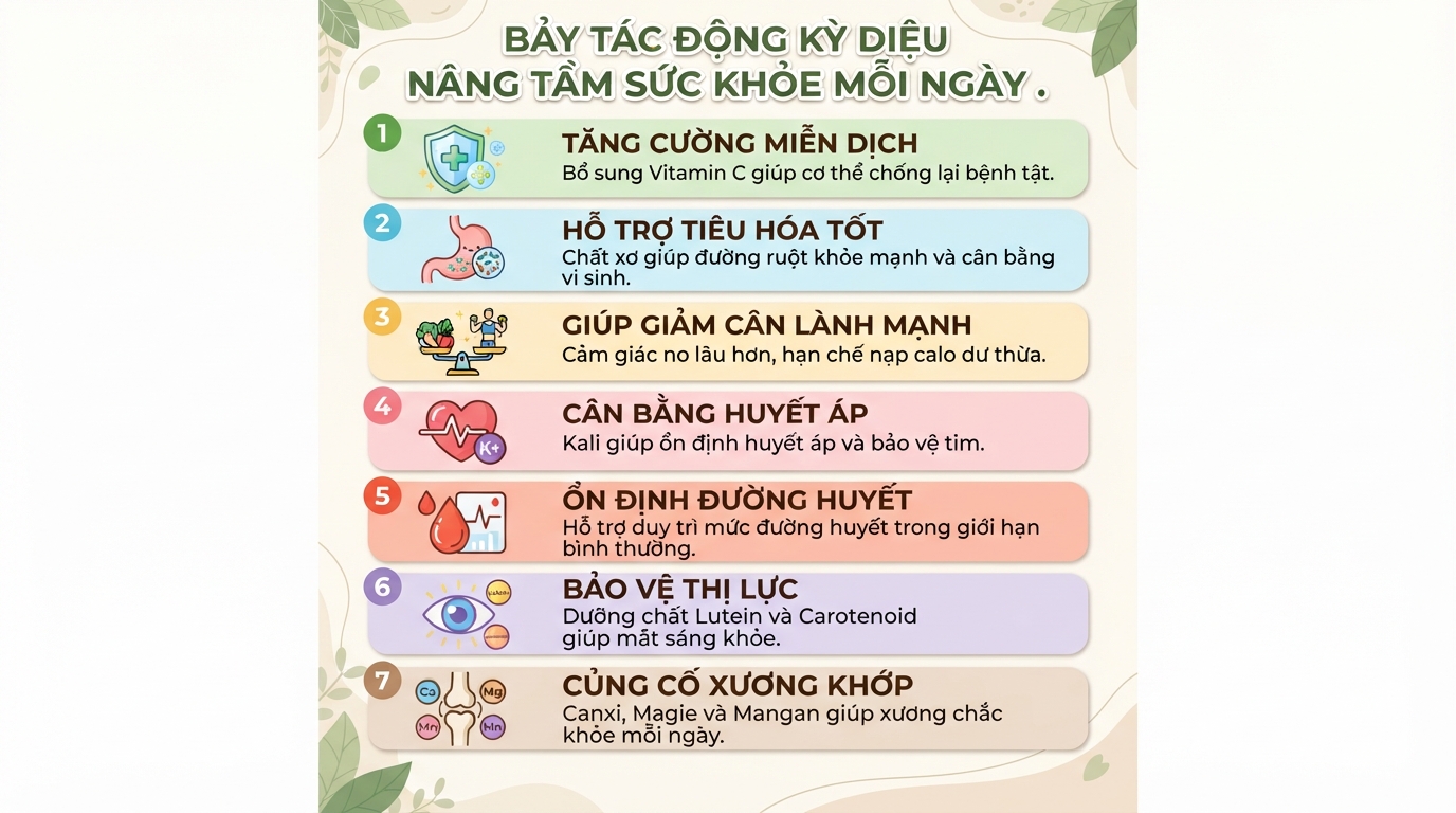 Củ su hào có tác dụng gì? 7 lợi ích cho sức khoẻ
