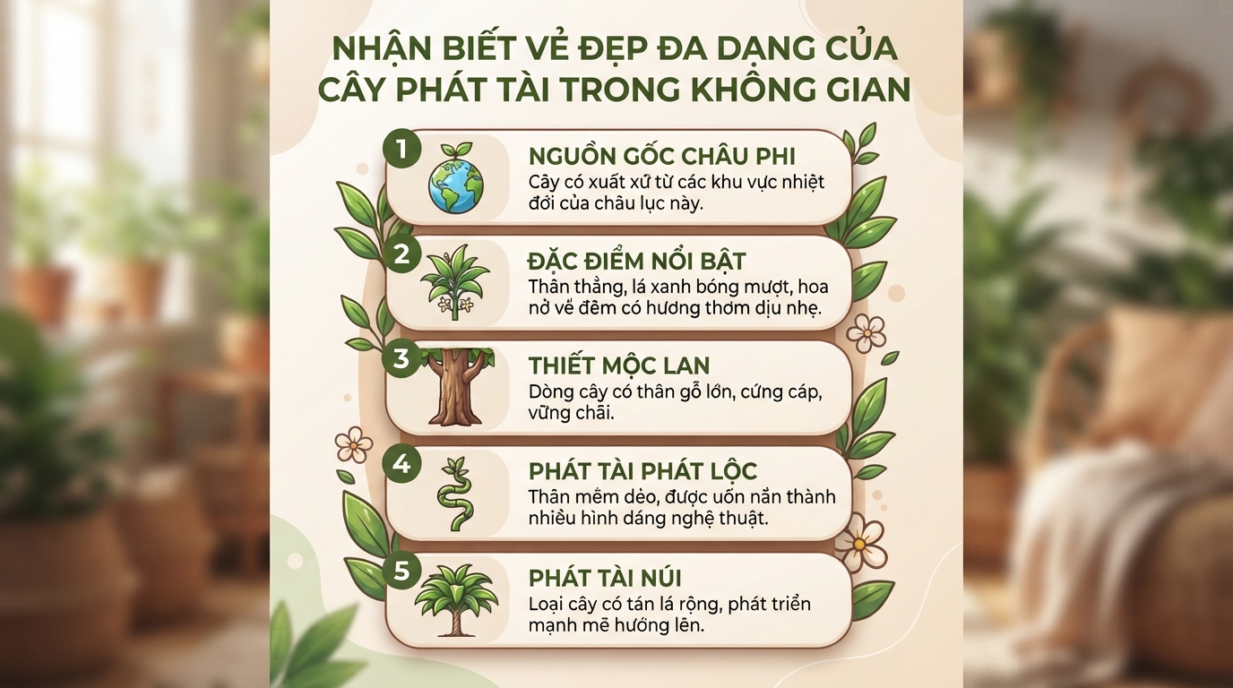 Cây phát tài là gì? Đặc điểm và tác dụng đối với không gian sống