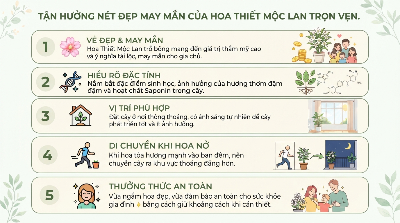Hoa thiết mộc lan nở báo hiệu điều gì? Ý nghĩa và lưu ý cho sức khỏe