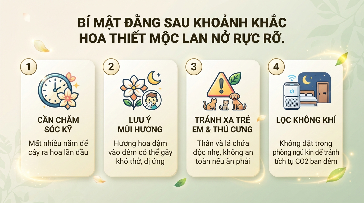 Hoa thiết mộc lan nở báo hiệu điều gì? Ý nghĩa và lưu ý cho sức khỏe
