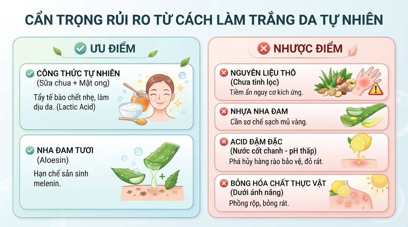 9 cách làm trắng da tại nhà khoa học giúp da bật tông sáng khỏe