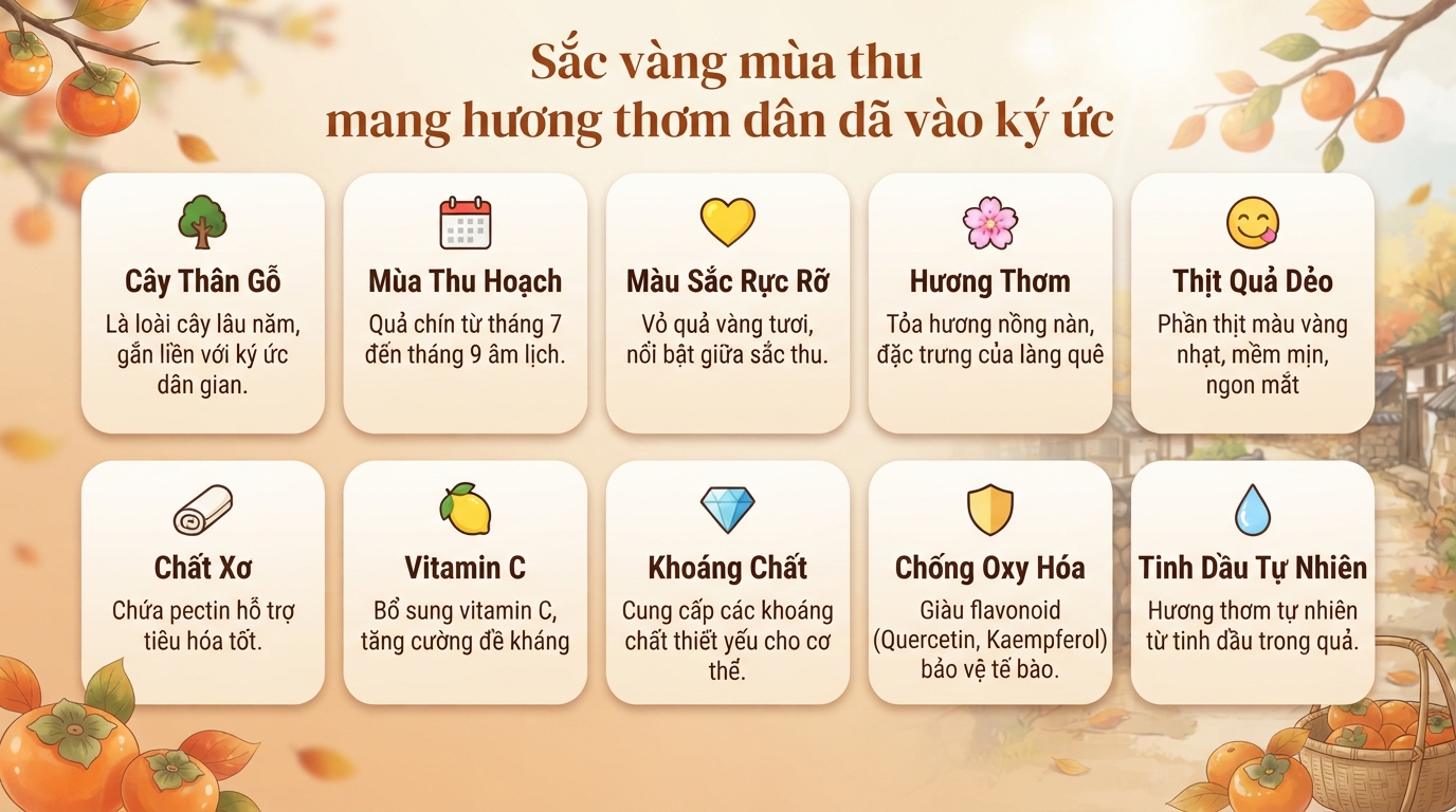 Quả thị ăn được không? Tác dụng, lưu ý và cách thưởng thức đúng cách