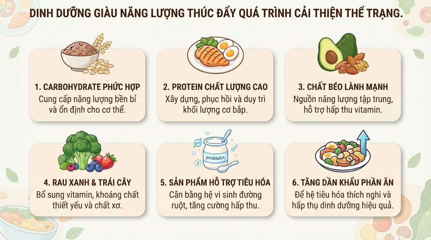 Cách tăng cân nhanh, lành mạnh và bền vững cho người gầy