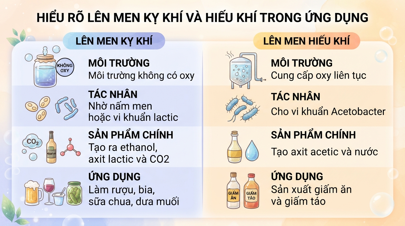 Lên men là gì? Cơ chế, các loại phổ biến và lợi ích đối với sức khỏe