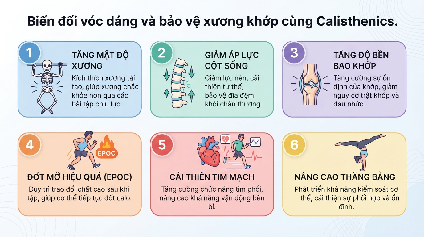 Calisthenics là gì? Lợi ích sức khỏe và lịch tập cho người mới bắt đầu