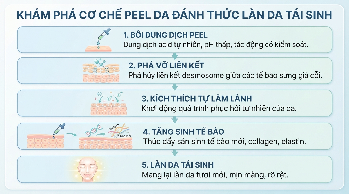 Peel da là gì? Công dụng, 3 cấp độ và cách chăm sóc da bạn nên biết