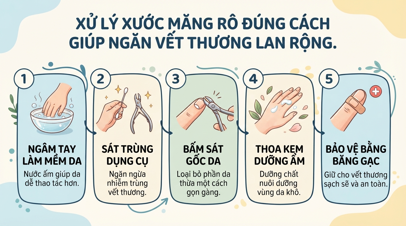 Xước măng rô là gì? Nguyên nhân và cách xử lý an toàn tại nhà