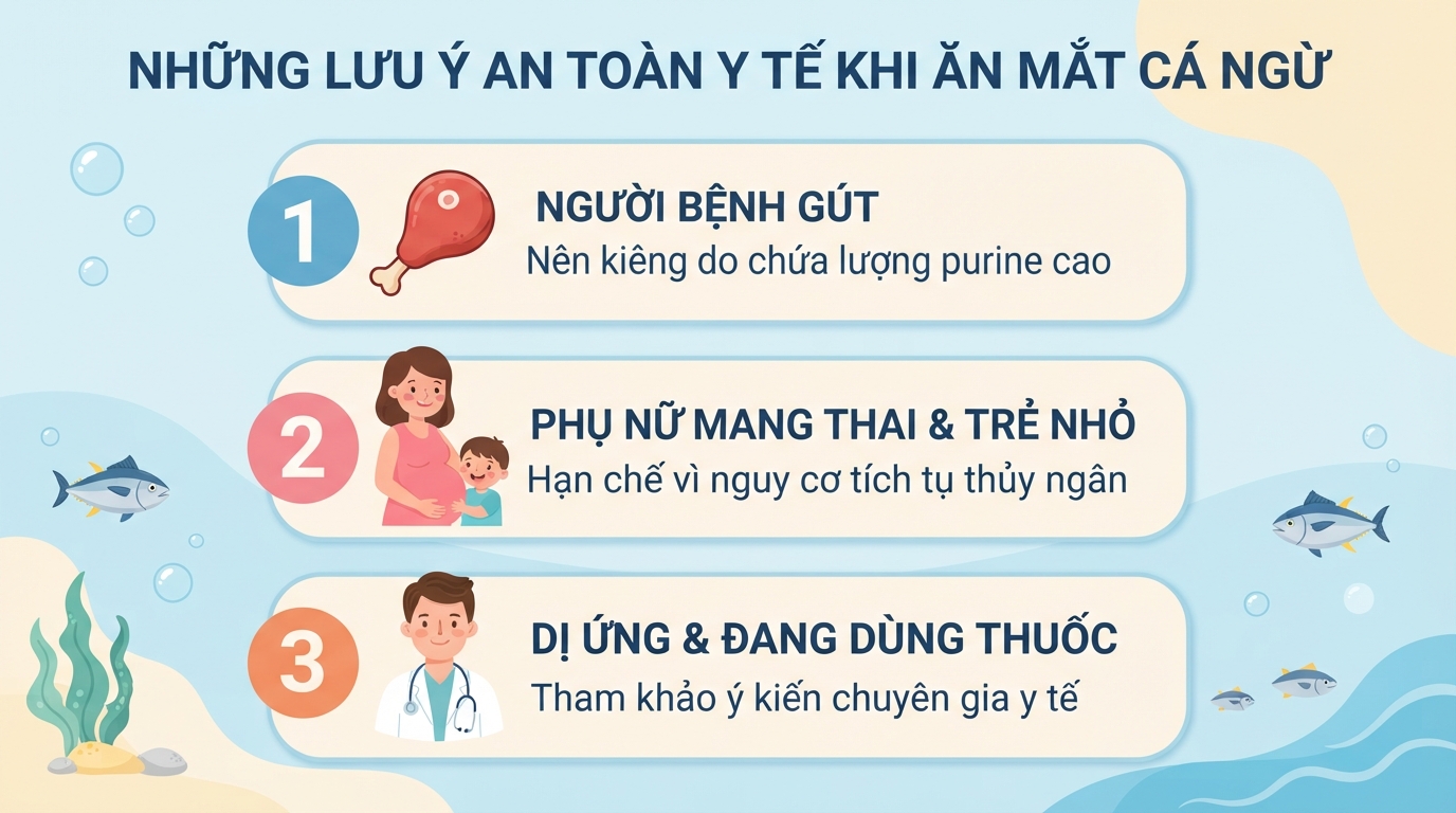 Mắt cá ngừ đại dương: Giá trị dinh dưỡng, cách chế biến và lưu ý an toàn
