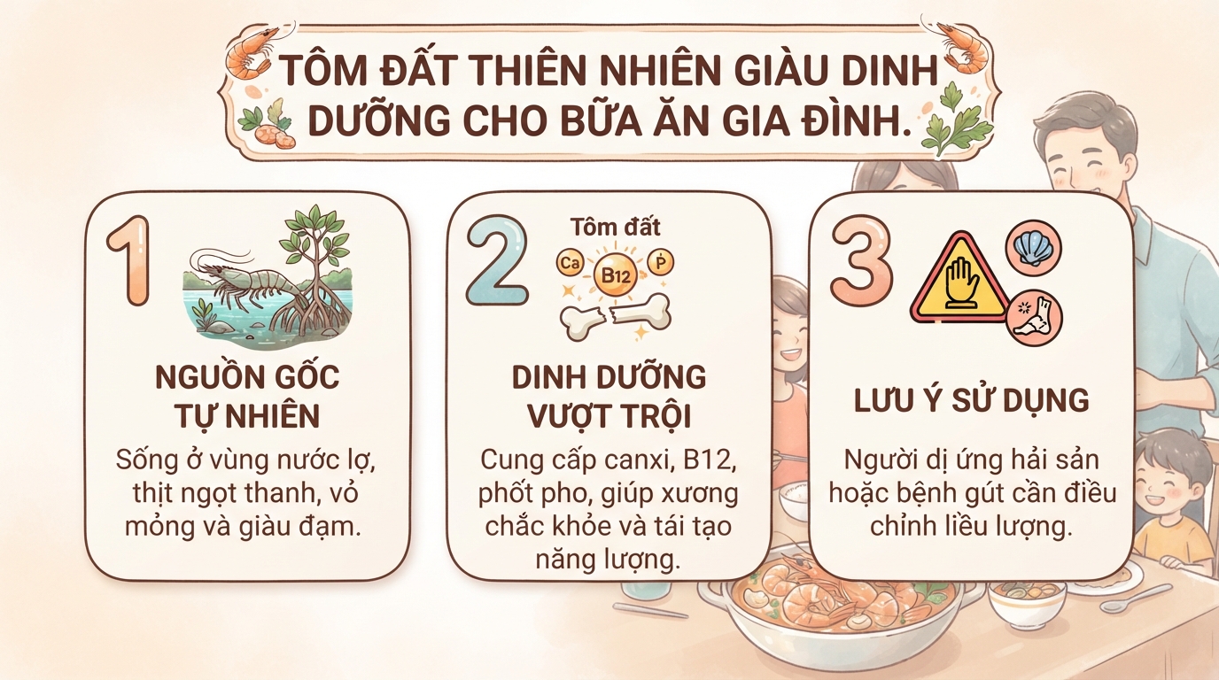 Tôm đất là gì? Giá trị dinh dưỡng và các món ngon dễ làm