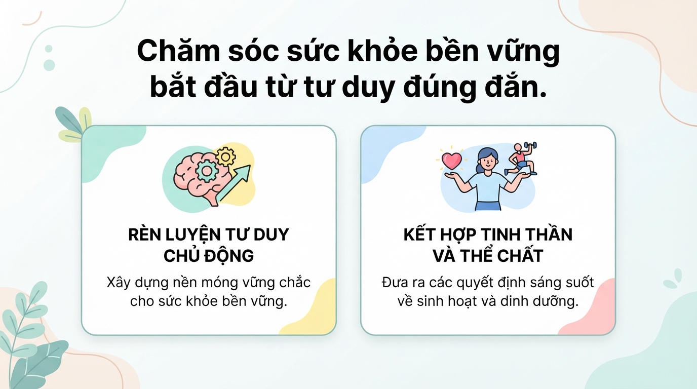 Mindset là gì? Cách xây dựng tư duy chăm sóc sức khỏe chủ động