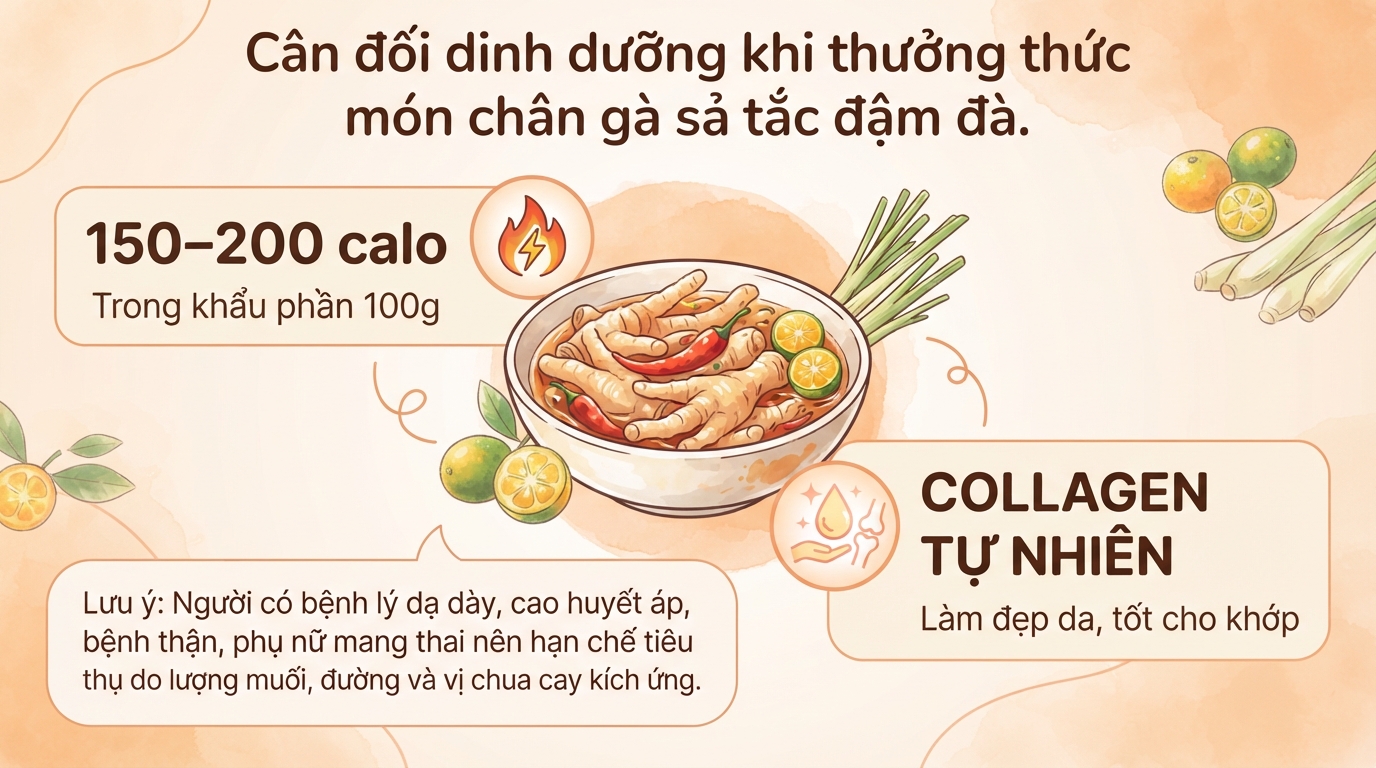 Cách làm chân gà sả tắc giòn ngon, không bị đắng chuẩn vị tại nhà