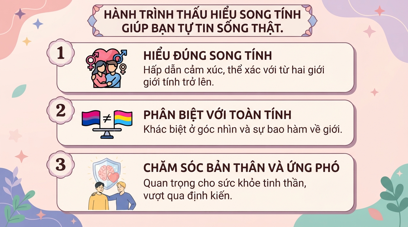 Song tính là gì? Hiểu đúng về xu hướng tính dục song tính