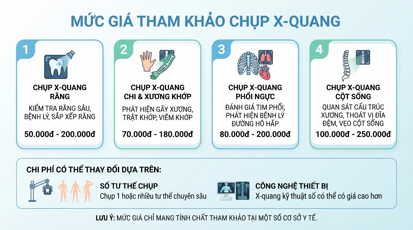 Mức giá thực tế dao động theo số lượng tư thế chụp và công nghệ thiết bị.