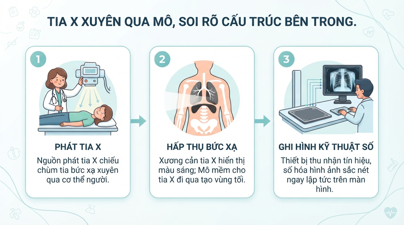 Chụp X-quang là gì? Quy trình, chi phí và các lưu ý quan trọng cần biết