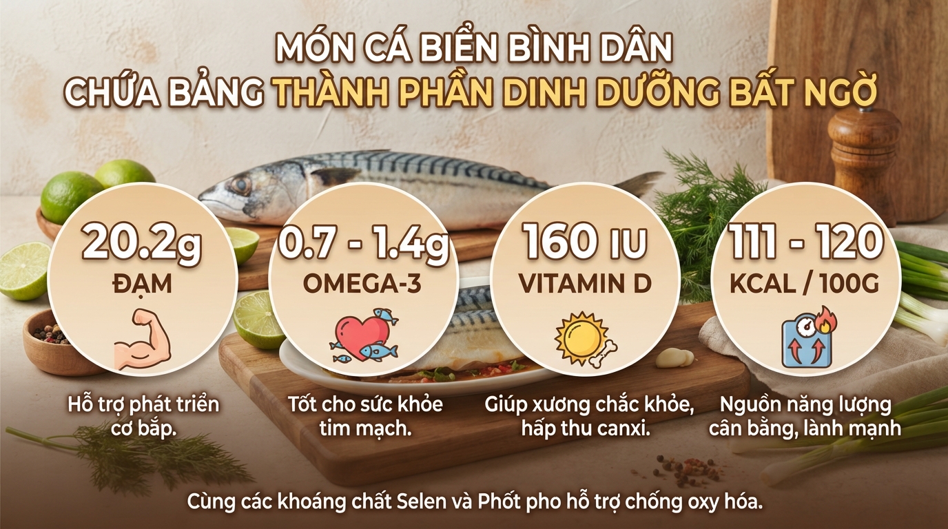 Cá nục: Giá trị dinh dưỡng, tác dụng sức khỏe và lưu ý khi ăn