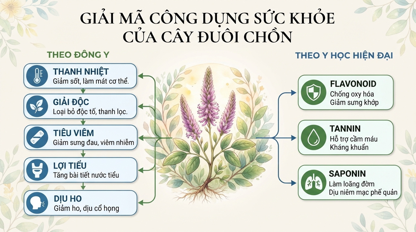 Cây đuôi chồn: Tác dụng hỗ trợ sức khỏe, cách dùng và các lưu ý khi sử dụng
