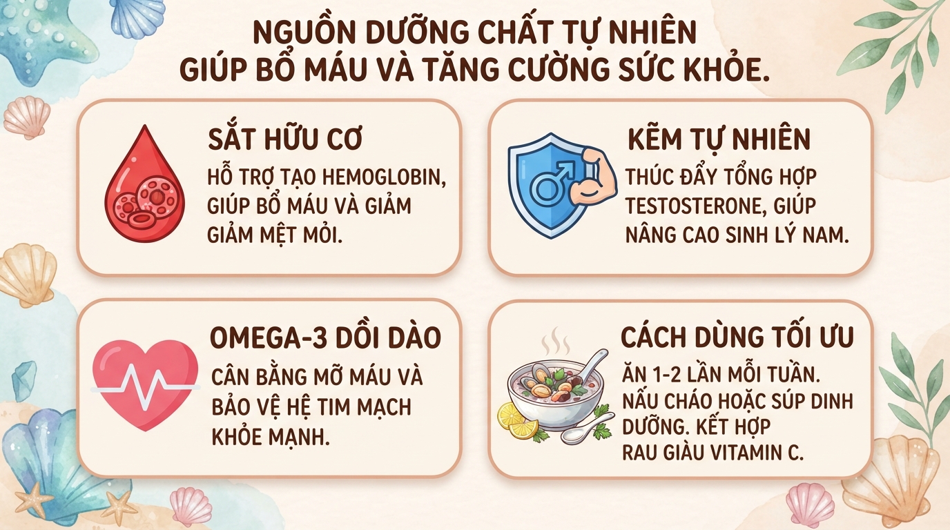 Sò huyết có tốt không? Dinh dưỡng, lợi ích và rủi ro cần biết