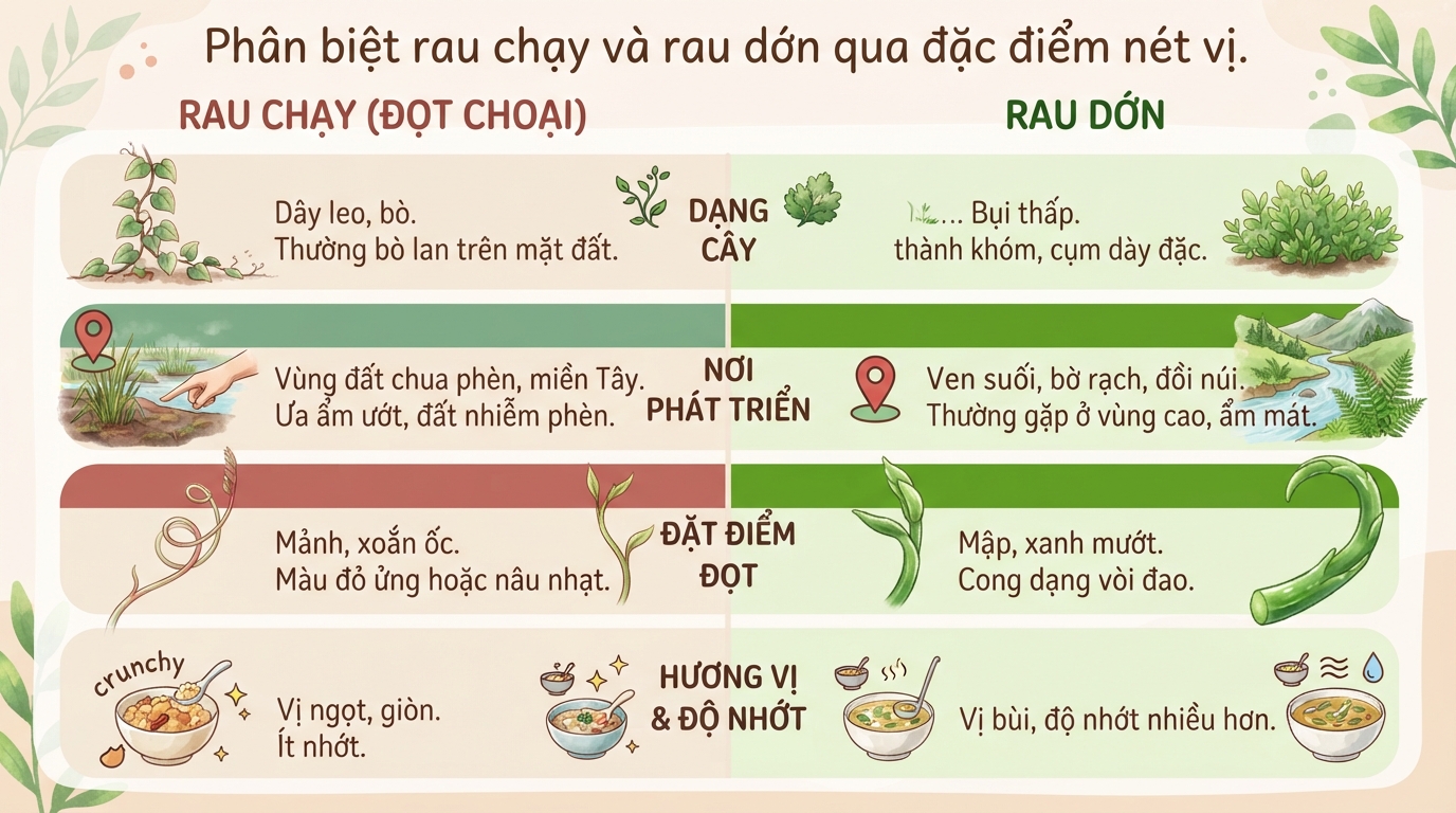 Rau chạy (đọt choại) là rau gì? 5 tác dụng sức khỏe và lưu ý dùng