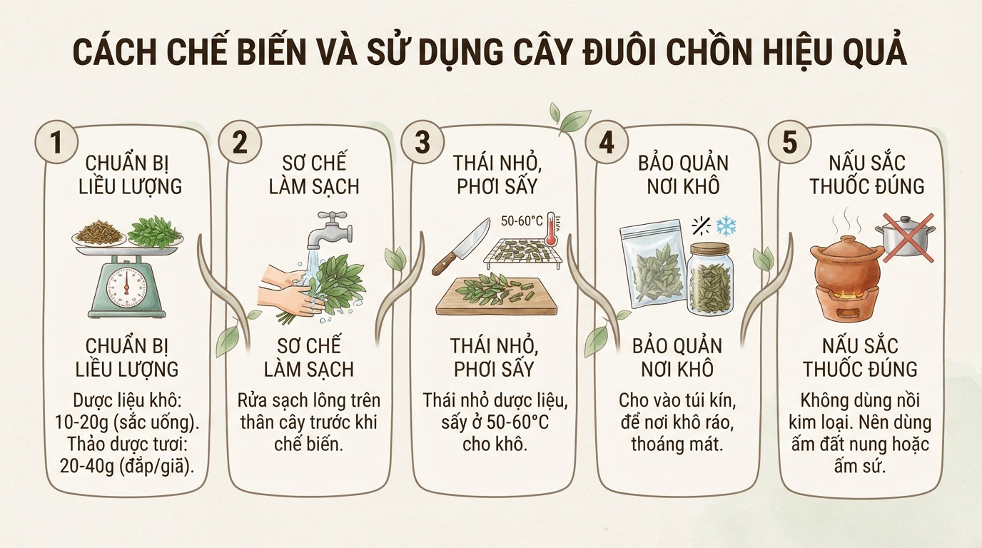 Cây đuôi chồn: Tác dụng hỗ trợ sức khỏe, cách dùng và các lưu ý khi sử dụng