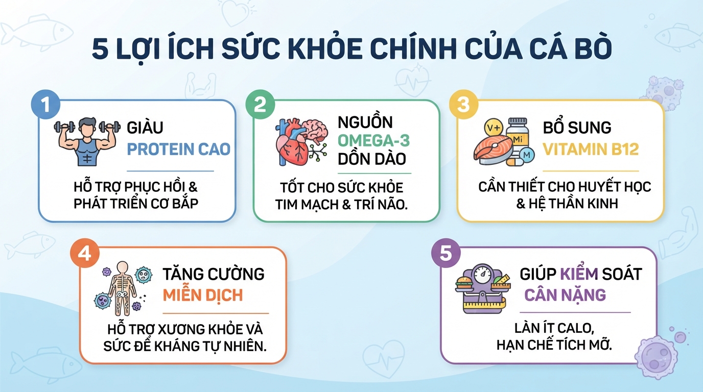 Nguồn dưỡng chất đa dạng hỗ trợ cơ bắp, tim mạch và hệ miễn dịch toàn diện.