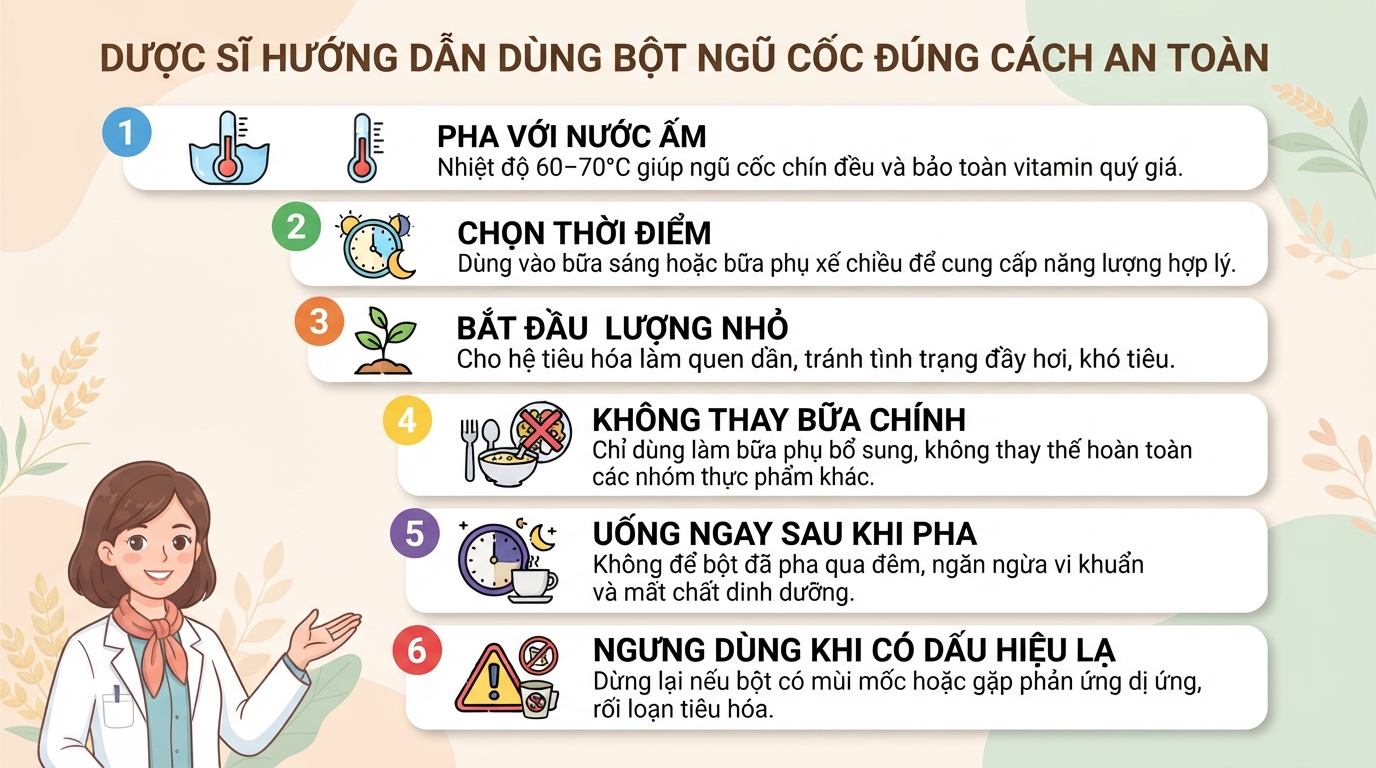 Bột ngũ cốc dinh dưỡng: Lợi ích sức khỏe và cách chọn loại phù hợp
