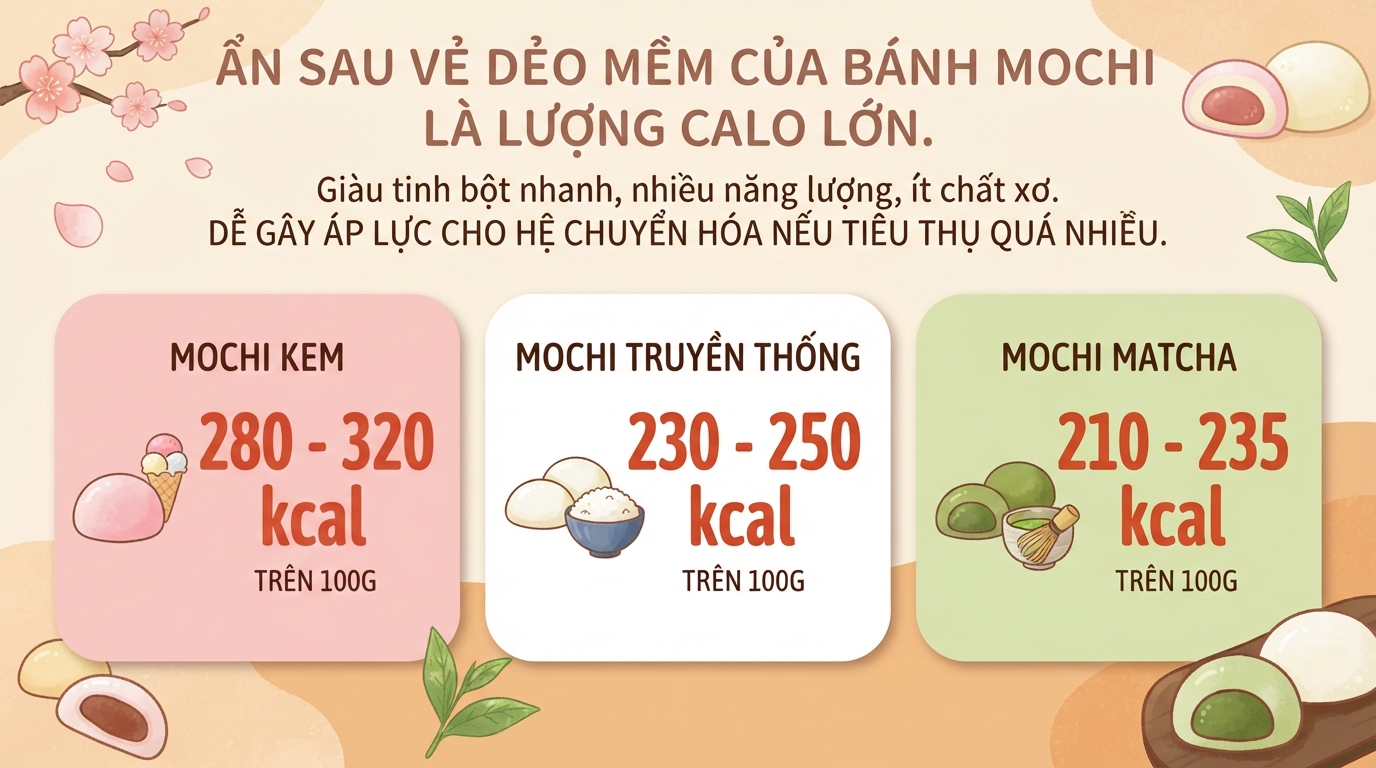 Bánh mochi: cách làm chuẩn dẻo ngon và lưu ý sức khỏe khi ăn