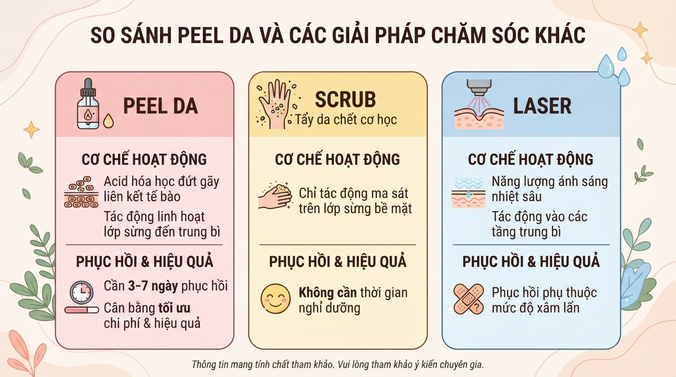 Peel da là gì? Công dụng, 3 cấp độ và cách chăm sóc da bạn nên biết