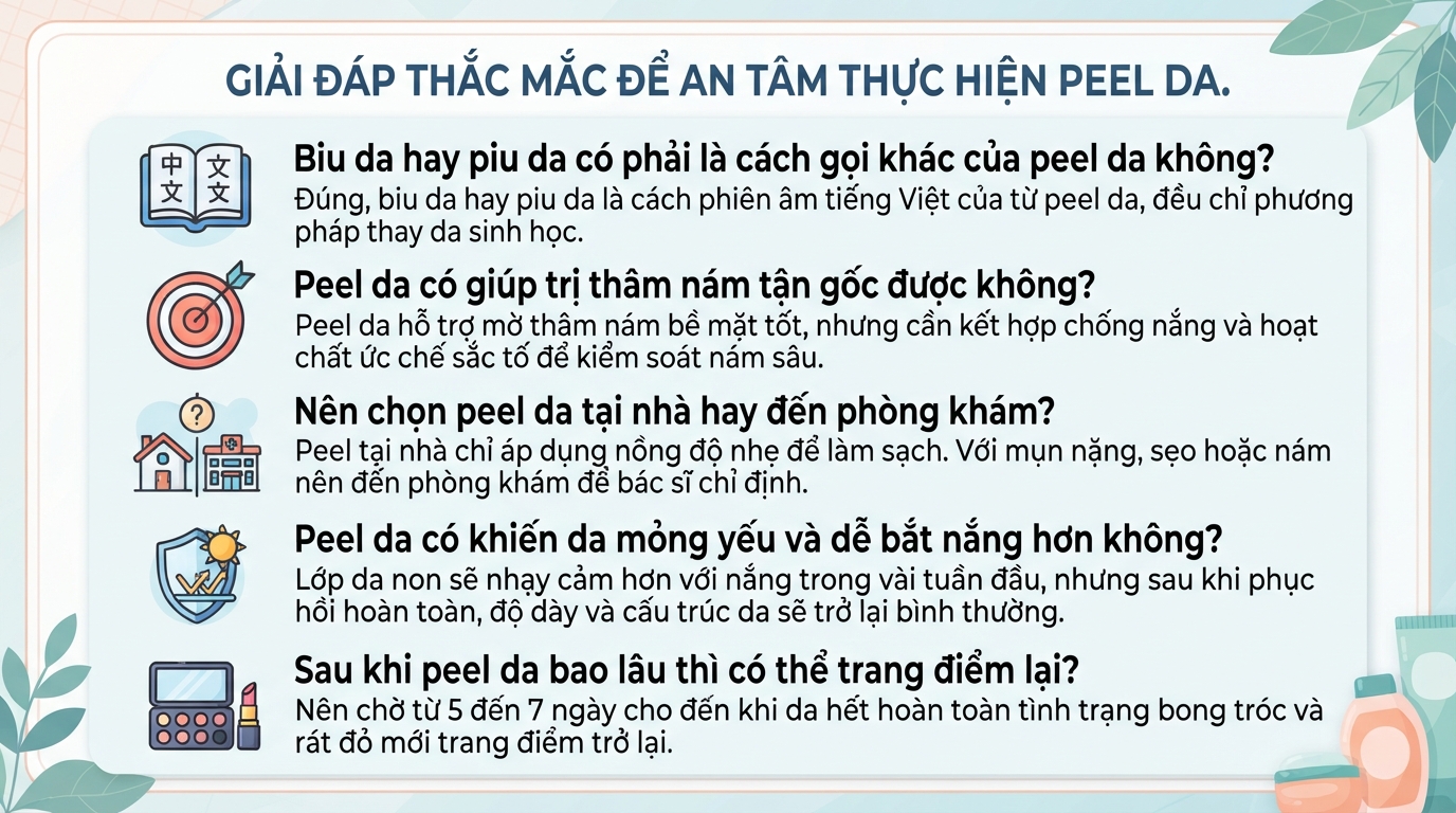 Peel da là gì? Công dụng, 3 cấp độ và cách chăm sóc da bạn nên biết