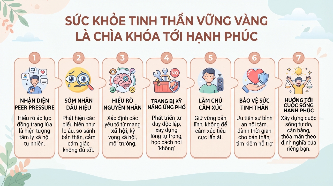 Peer pressure là gì? Dấu hiệu, tác hại và cách vượt qua