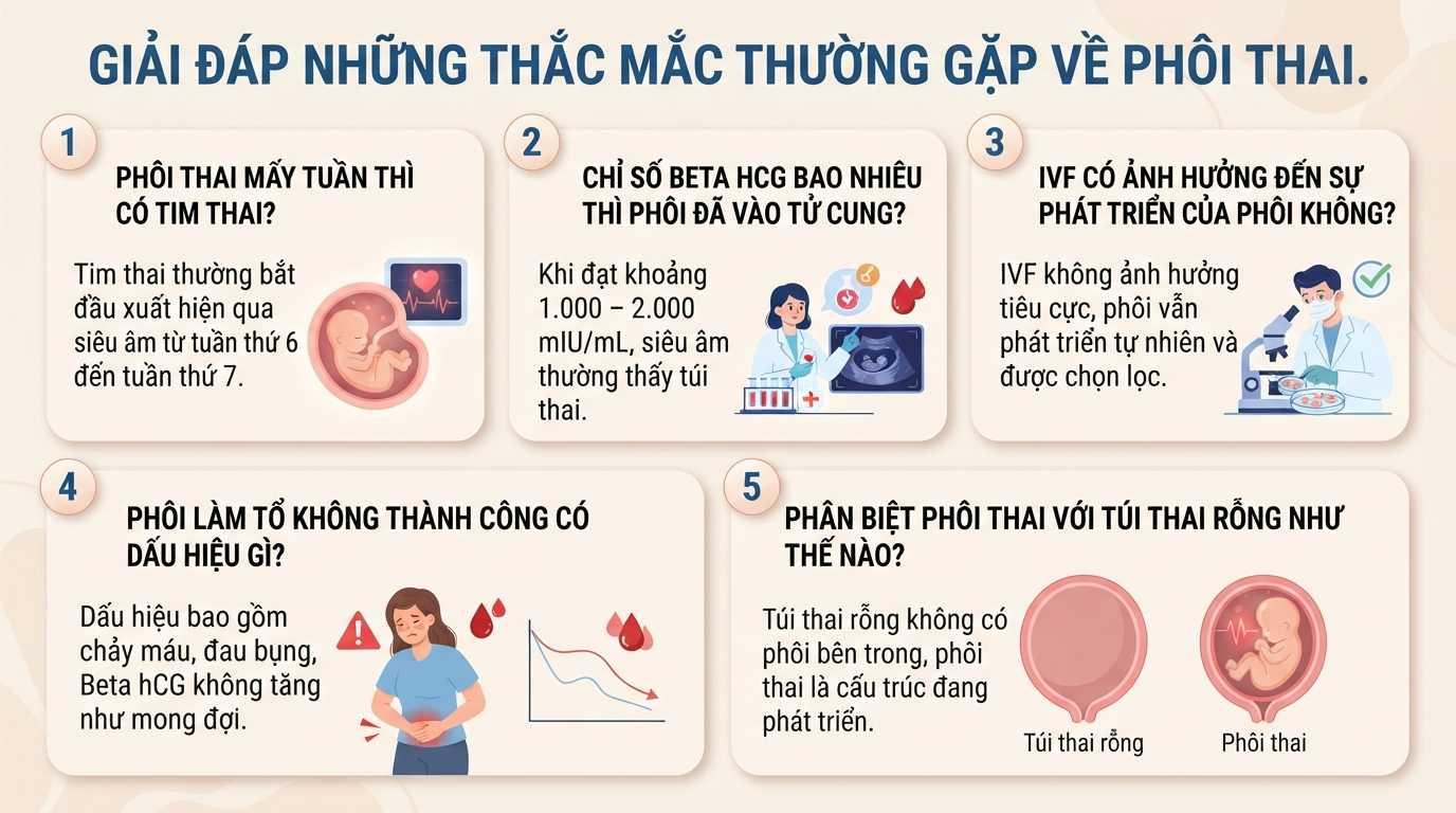 Phôi là gì? Quá trình hình thành và phát triển của phôi thai