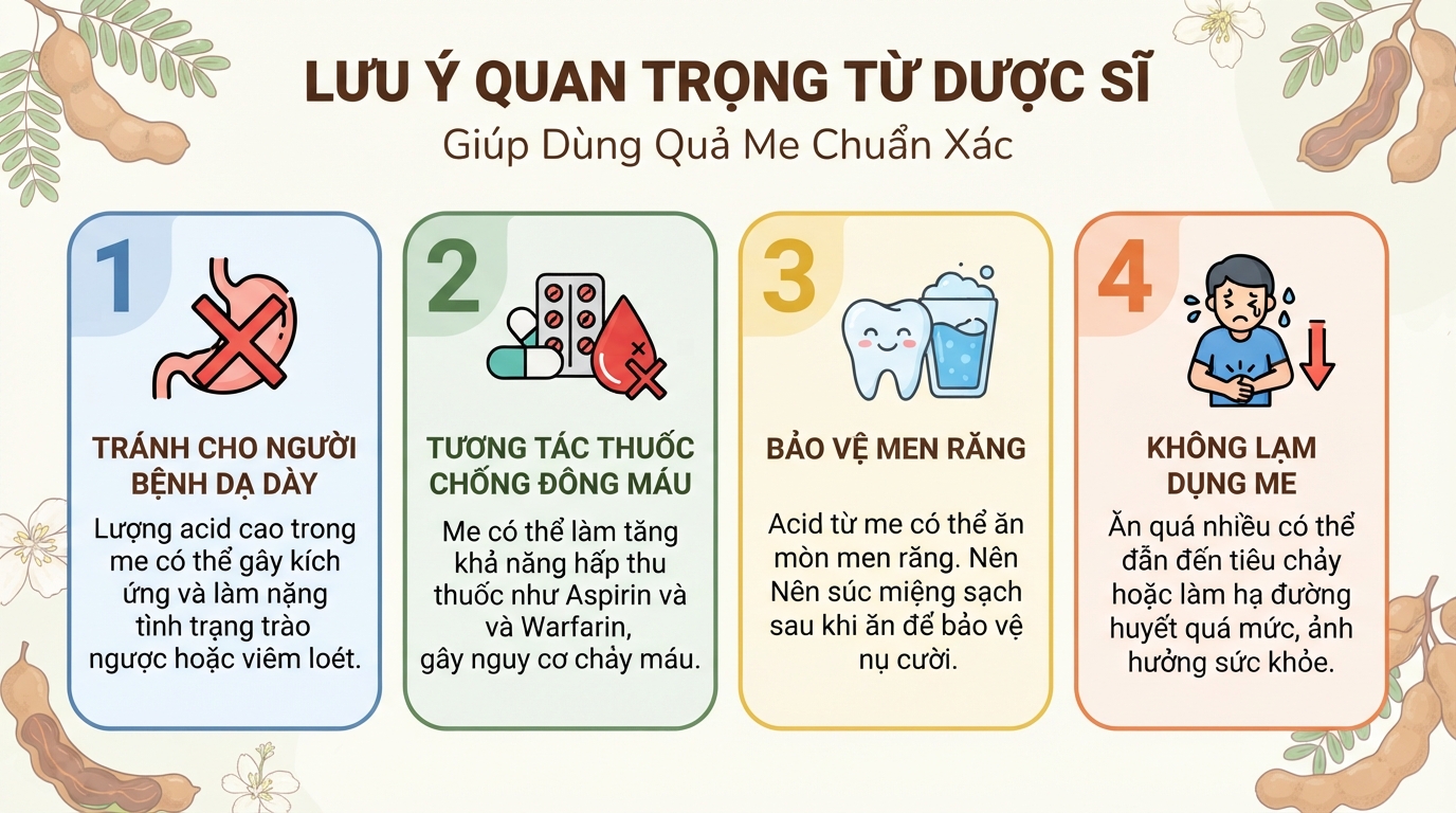 Quả me có tác dụng gì? 7 lợi ích sức khỏe và lưu ý dùng đúng cách