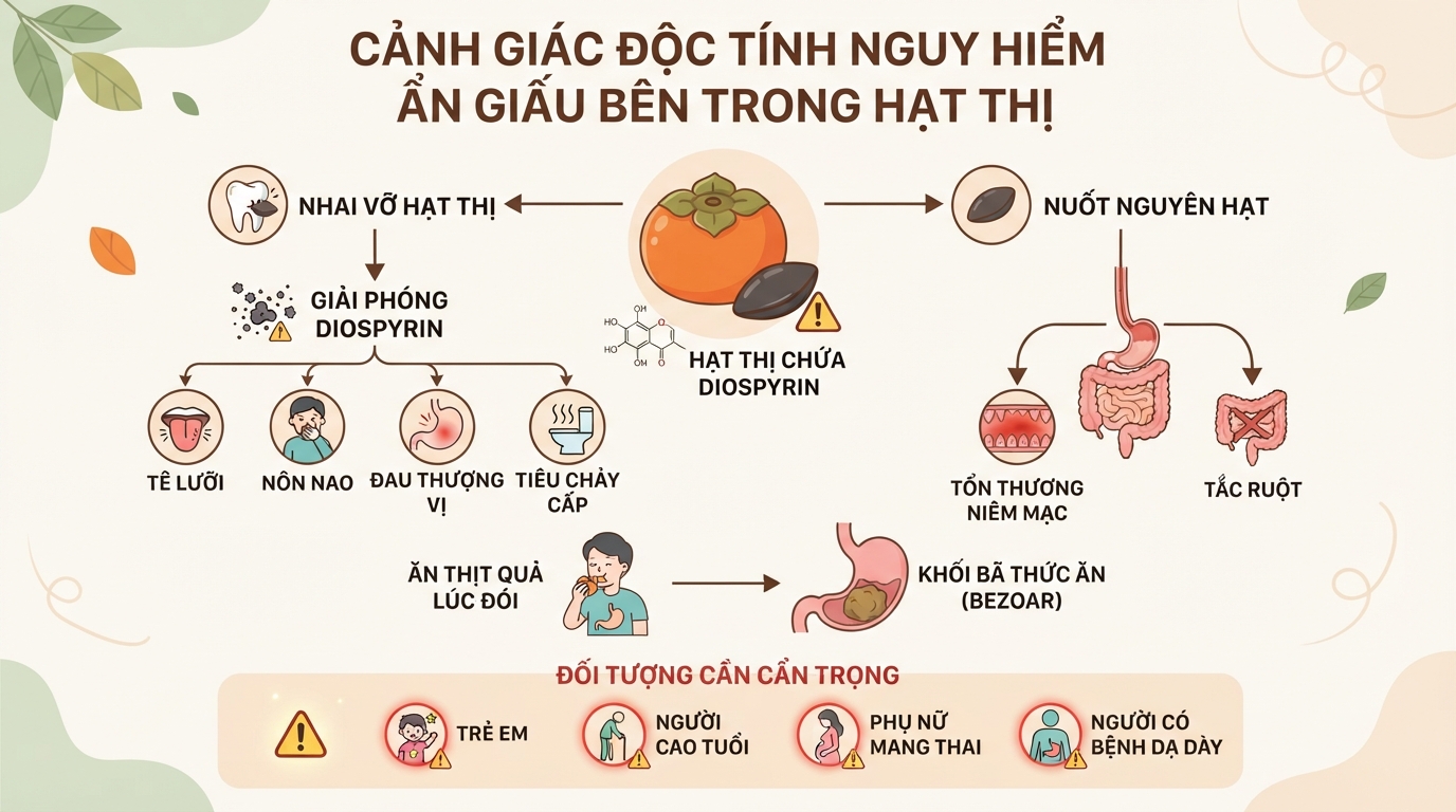Quả thị ăn được không? Tác dụng, lưu ý và cách thưởng thức đúng cách